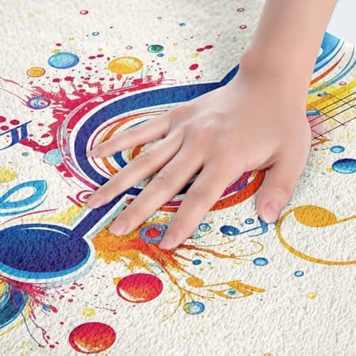 Feelyou Music Pattern Bath Rug for Kids