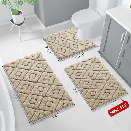 Yimobra Bath Mat 32x20 Extra Soft Fluffy Microfiber