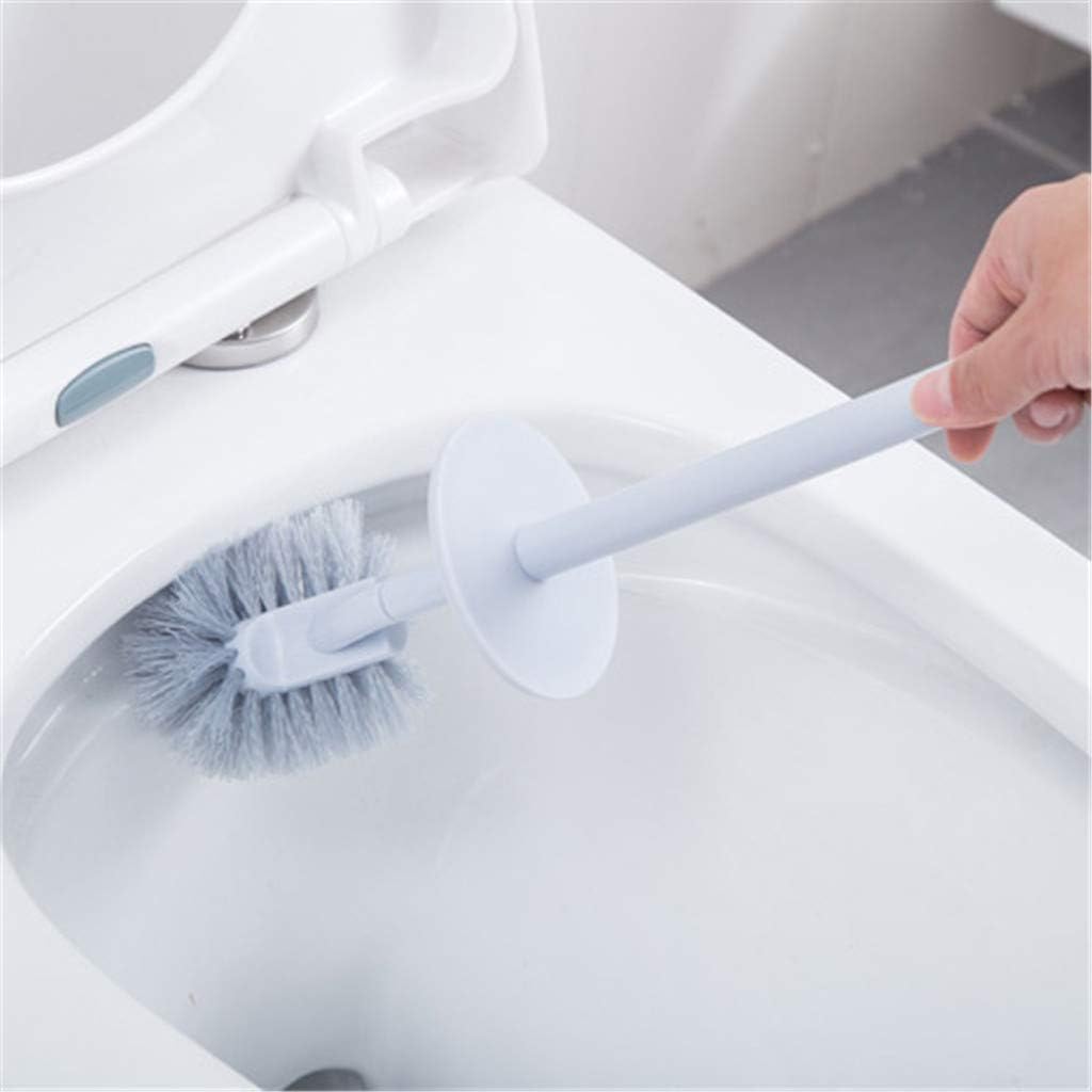 CENGNIAN Toilet Brush and Holder Set Blue
