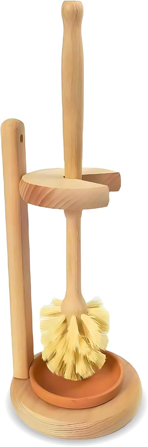 Nacterra Eco Friendly Toilet Brush Set