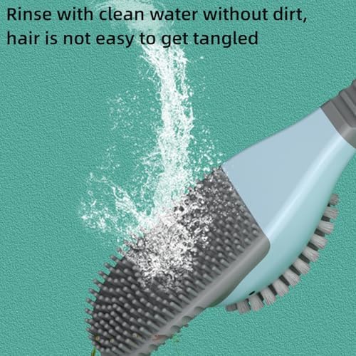 Duck Shape Space-Saving Toilet Brush Set