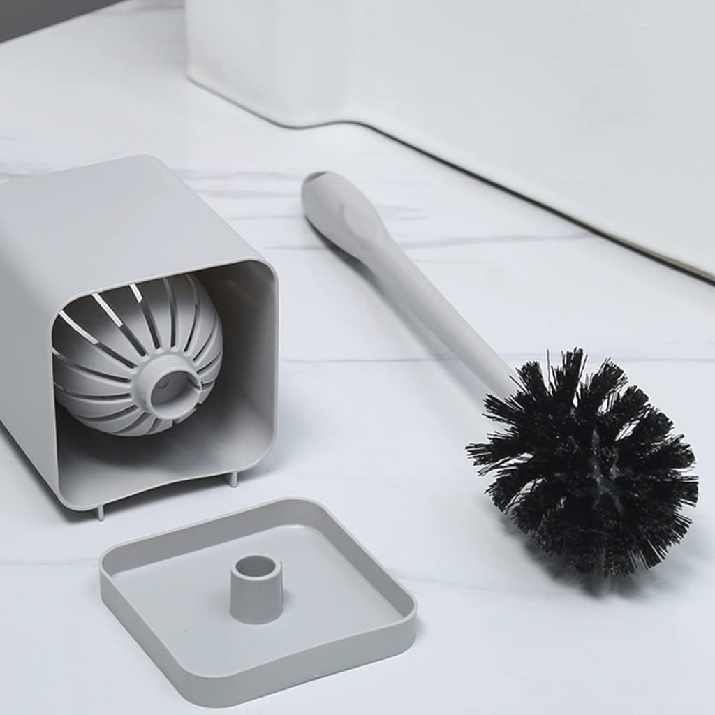 KOOFUR Toilet Brush Holder with Base and Long Handle