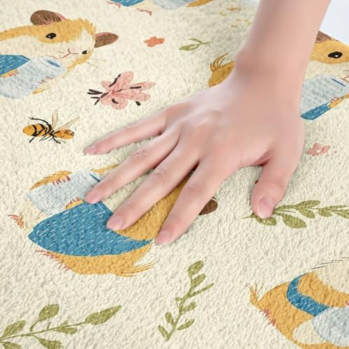 Feelyou Cute Guinea Pig Bath Rug 16x24