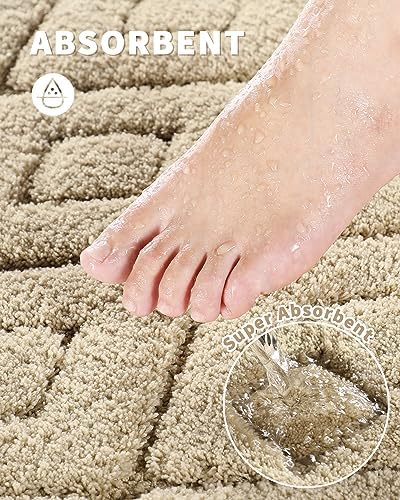 Yimobra Bath Mat 32x20 Extra Soft Fluffy Microfiber