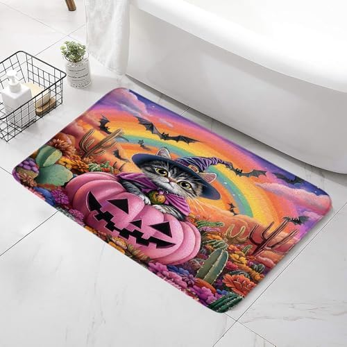 Halloween Bath Mat with Non-Slip Design