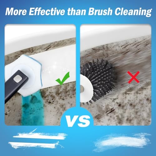 Squish Wall Mounted Toilet Brush with 16 Refills 1