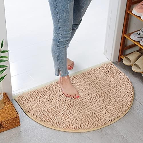 JAIJY Non-Slip Bath Rug 20x31 Camels Plush Shaggy Mat