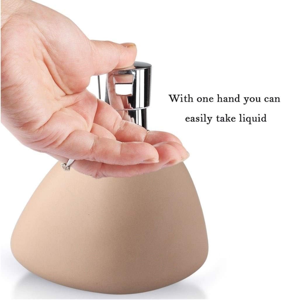 MBATKA 5-Pack Ceramic Matte Soap Dispenser for Kitchen and Bathroom