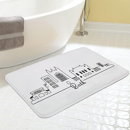 Non Slip 16x24 Inch Door Mat for Bathroom and Kitchen