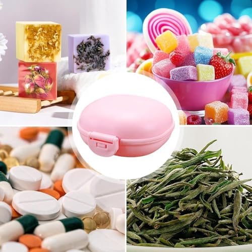 Pink Travel Soap Container - Waterproof Shampoo Bar Holder