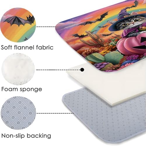 Halloween Bath Mat with Non-Slip Design