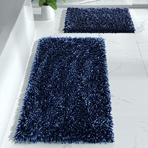 Yimobra Luxury Extra Thick Bath Mats Set 2 Piece