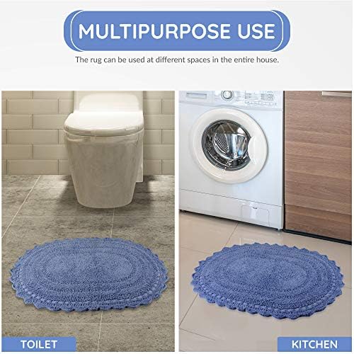 RAJRANG Reversible Bath Mat 24x17 Inches
