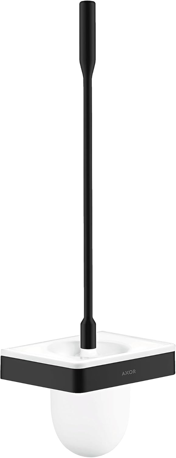 AXOR Universal SoftSquare Toilet Brush with Wall-Mounted Holder 1
