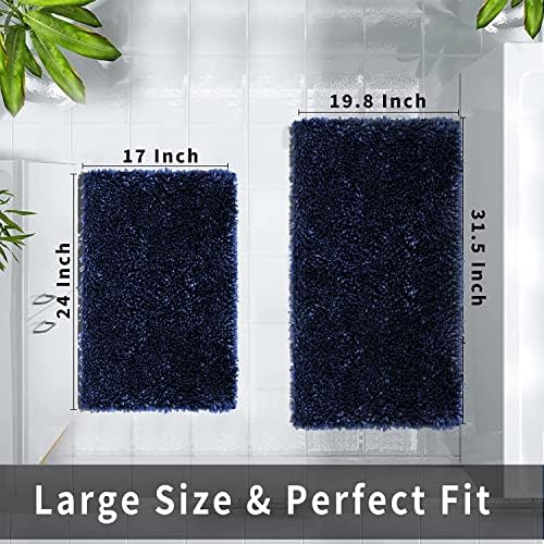 Yimobra Luxury Extra Thick Bath Mats Set 2 Piece