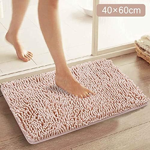 Scceatti Non Slip Bath Mat - Soft Furry Absorbent Kitchen Rug