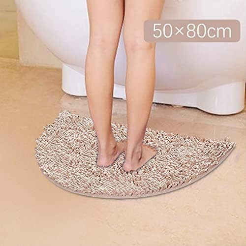 Scceatti Non-Slip Bath Mat 32x20 Soft Furry Absorbent Kitchen Rug
