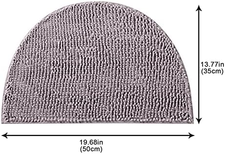 KELINFONG Bath Rug 20x14 Inch Non-Slip Microfiber Plush
