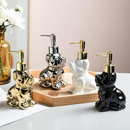 Cute Shar-Pei Dog Ceramic Soap Dispenser for Kids