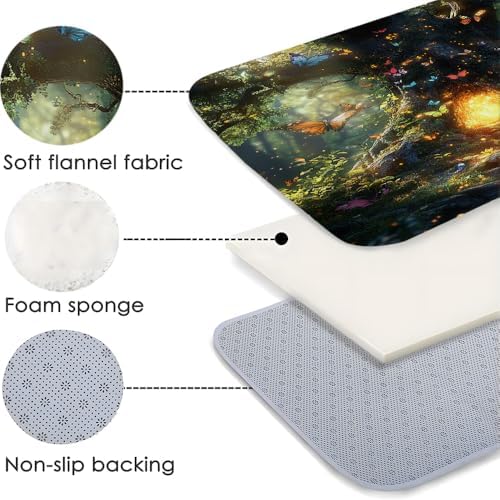 Enchanted Forest Bath Mat - Non-Slip Waterproof