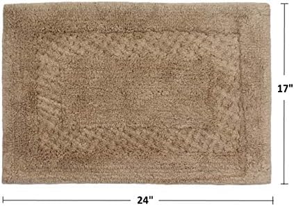 Home Weavers Classy Bathmat 17x24 Cotton Rug Set