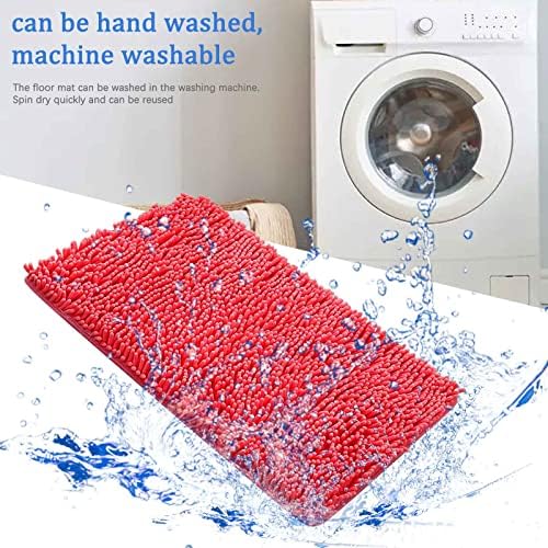 KELINFONG Black Non-Slip Bath Rug 27x18 Inch