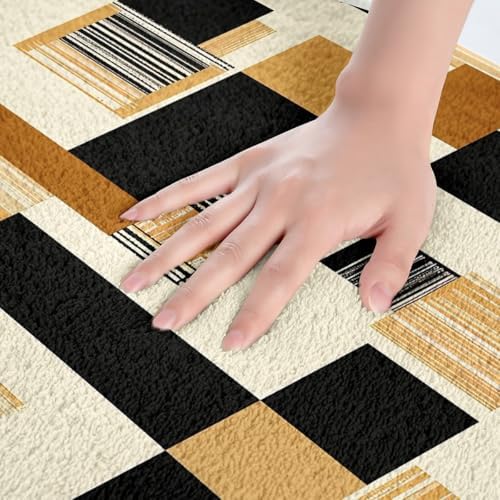 Feelyou 16x24 Geometric Modern Art Bath Rug