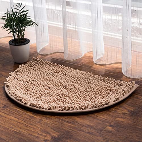 JAIJY Non-Slip Bath Rug 20x31 Camels Plush Shaggy Mat