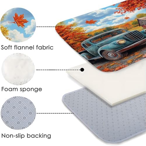 Fall Harvest Bath Mat with Non-Slip Design 1