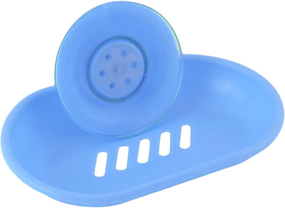 Plastic Bathroom Suction Cup Holder - Blue