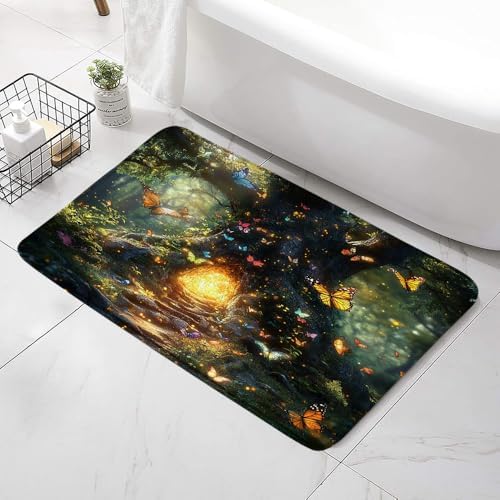 Enchanted Forest Bath Mat - Non-Slip Waterproof