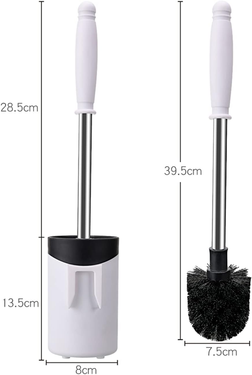 HASMI Wall-Mounted Toilet Brush with Long Handle