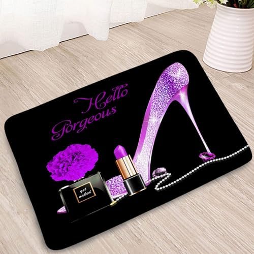 Hello Gorgeous High Heels Bath Mat 157x236 Inch