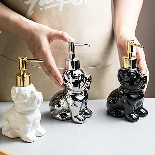 Cute Shar-Pei Dog Ceramic Soap Dispenser for Kids