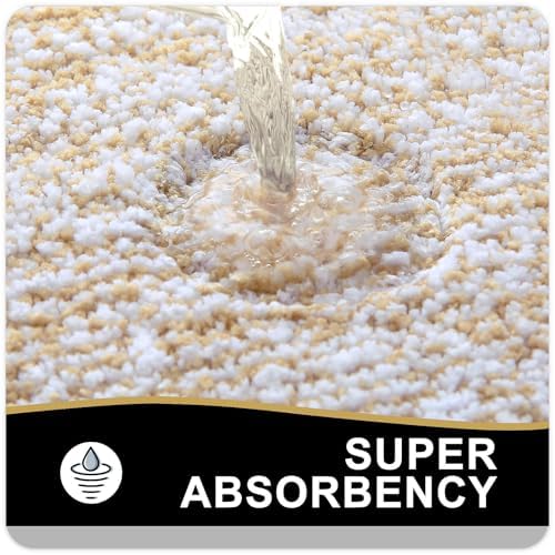 OLANLY 24x16 Bath Rug Non-Slip Quick Dry Extra Soft Absorbent