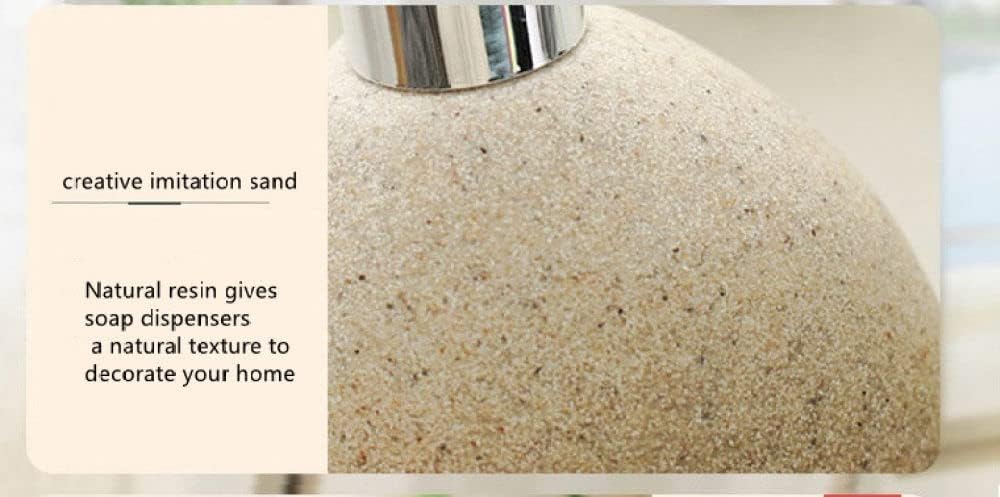 SAFWE Beige Resin Liquid Soap Dispenser with Pump