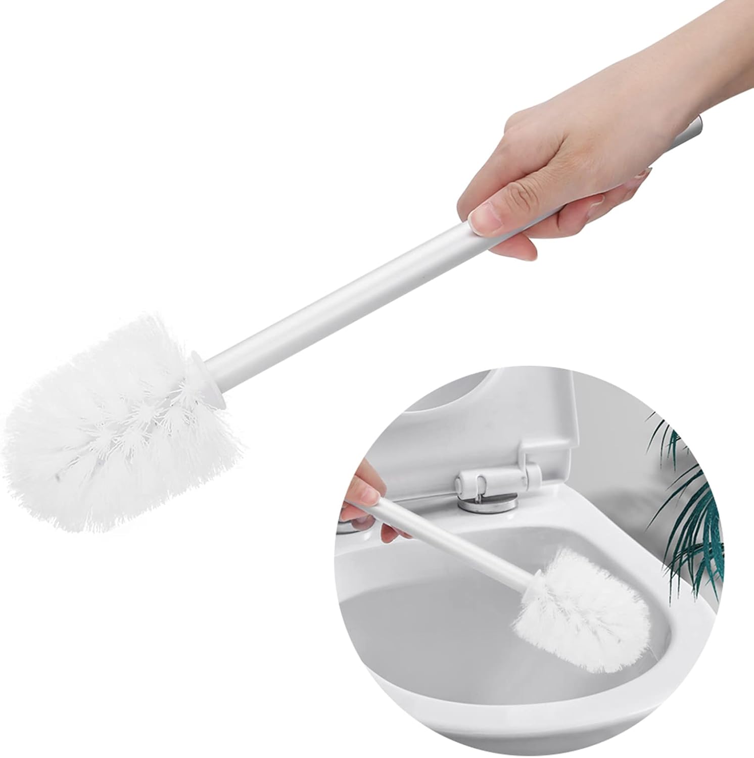 Garosa Toilet Brush and Wall Mounted Holder Set
