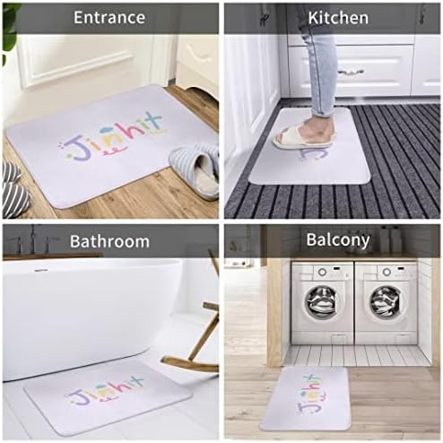 Pink Eyelashes Hello Gorgeous Bath Mat 16x24 Inch