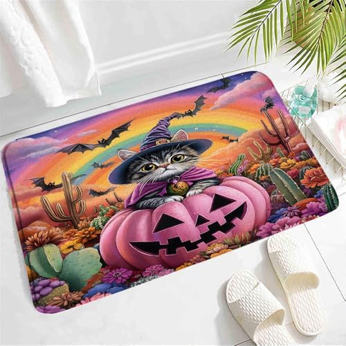 Halloween Bath Mat with Non-Slip Design