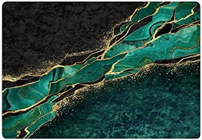 GAOJINDOU Marble Bath Mats 16x24 Inch Luxury Design