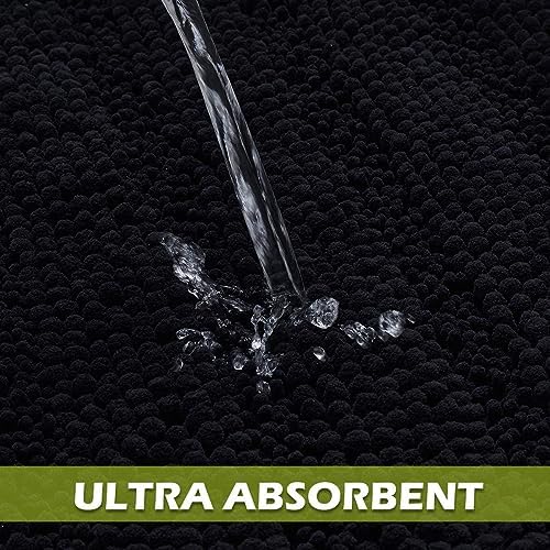 KGORGE Soft Shaggy Non-Slip Bath Mat 70x24