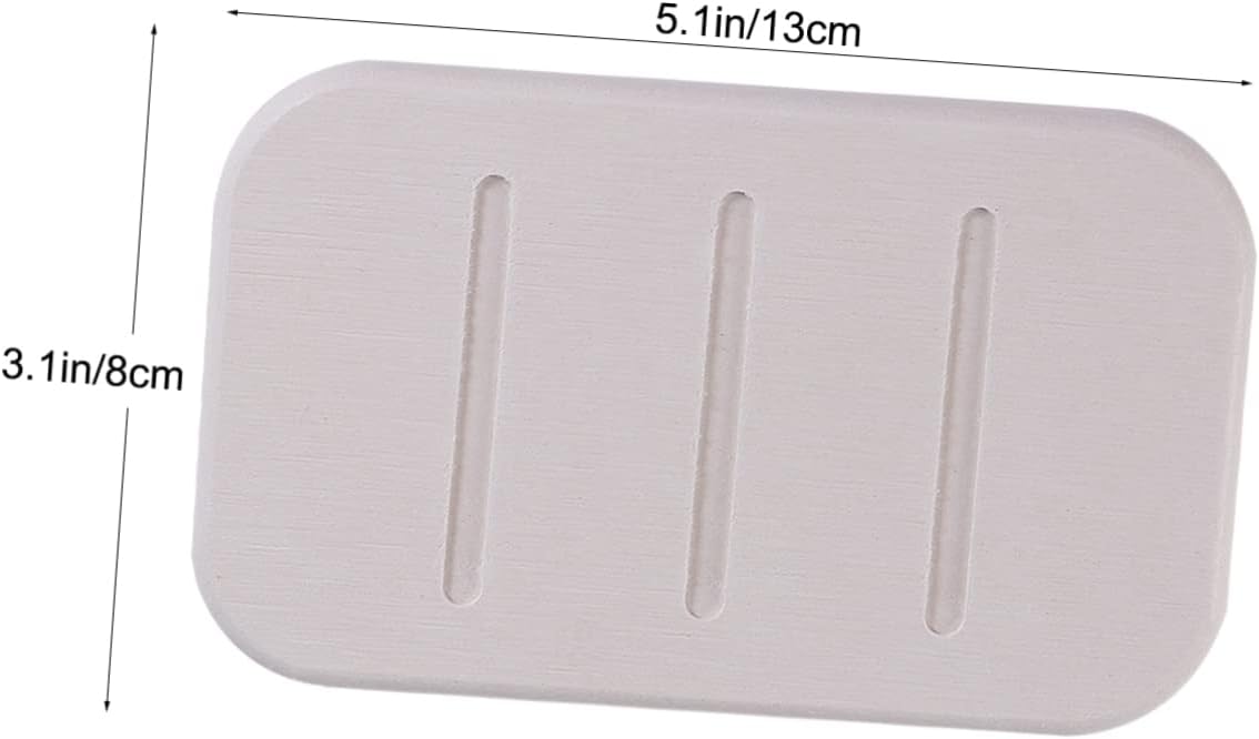 HOLIDYOYO Soap Pad Set Non-Slip Quick Dry Suction Bath Dish