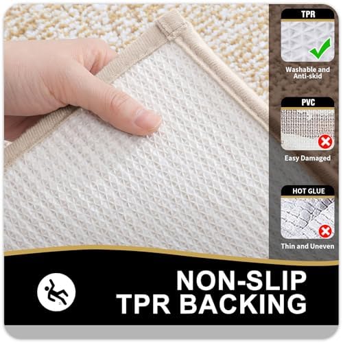 OLANLY 24x16 Bath Rug Non-Slip Quick Dry Extra Soft Absorbent