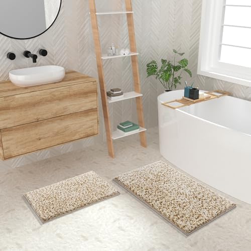 Yimobra Bath Mats Non Slip 28x175 Ultra Soft Chenille Rugs