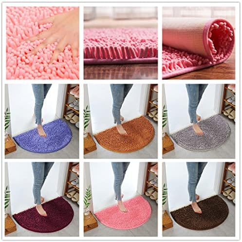 JAIJY Non-Slip Bath Rug 20x31 Camels Plush Shaggy Mat