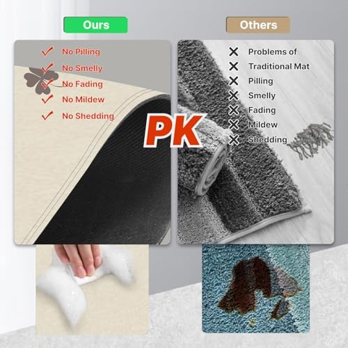 Hoolqxo Diatomaceous Earth Bath Mat
