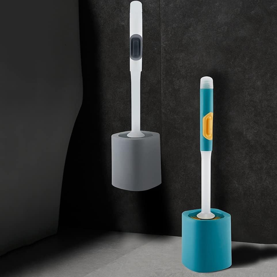 ROLTIN Toilet Brush Set with Wall-Mounted Bracket