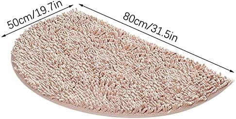 Scceatti Non-Slip Bath Mat 32x20 Soft Furry Absorbent Kitchen Rug