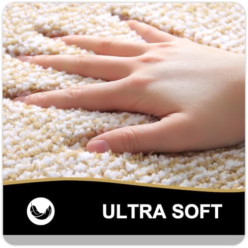 OLANLY 24x16 Bath Rug Non-Slip Quick Dry Extra Soft Absorbent