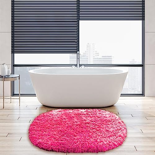 Gooddyiyukey 27 x 18 Non-Slip Plush Bath Rug Set